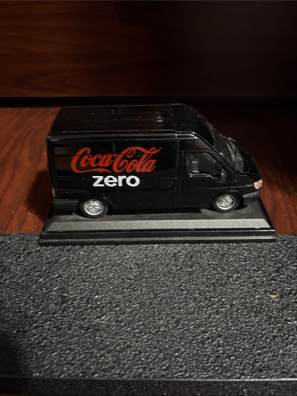 Coca-Cola Black Die-Cast Delivery Van with Red Logo